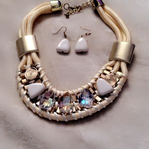 Necklace and earrings set
